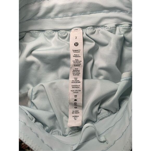 Lululemon Track That Mid-Rise Lined Short 5" in Stencil Blossom Red Multi - Picture 11 of 15